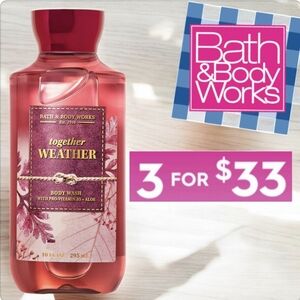 Bath and Body Works Together Weather Body Wash
